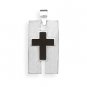 Stainless Steel Pendant with Black Cross(73525)