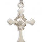 Cross Pendant w/ Wire Wrapped Center Design(73355)