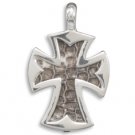 Large Snakeskin Cross Pendant(73352)