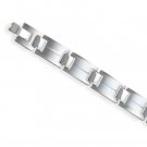 Titanium Square Rectangle Link Bracelet(22936)