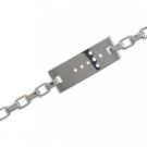 Tungsten Carbide Bracelet w/Cross Design ID Plate(22823)