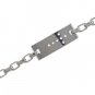 Tungsten Carbide Bracelet w/Cross Design ID Plate(22823)