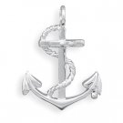 Polished Nautical Anchor with Rope Pendant( 73471)