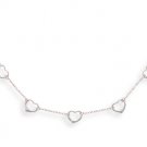 Necklace with Cut Out Hearts(33088)