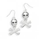 Cross Bone French Wire Fashion Earrings(W1015)