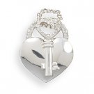 Heart and Key Fashion Pendant(W5023)