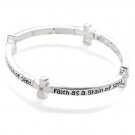 Bible inscribed stretch bracelet(b80901_16HD)