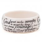 ""Serenity prayer"" script." bracelet (b976ivy_43HD)