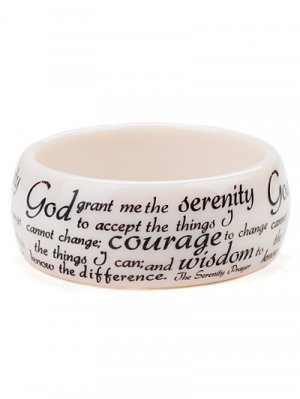 ""Serenity prayer"" script." bracelet (b976ivy_43HD)
