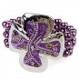 Beaded Cross bracelet(b1862gwt_24HD)