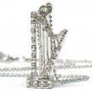 Crystal Harp Necklace(E1237SL-12148)