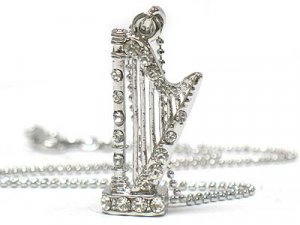 Crystal Harp Necklace(E1237SL-12148)