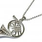 Crystal horn necklace(S1247CL-33006)