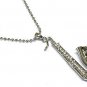 Crystal saxophone necklace(S1247CL-33009)