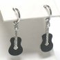 Guitar earrings(R965BK-43017)