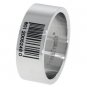 Barcode Laser Engraved Men's Stainless Steel Ring(SR-BC)