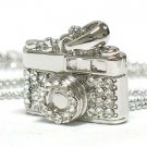 Crystal camera necklace(E1244SL-12149)
