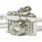 Crystal camera necklace(E1244SL-12149)