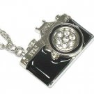 Camera pendant necklace(P1253SL-9854)