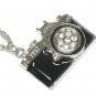 Camera pendant necklace(P1253SL-9854)