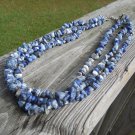 Denim Blues Necklace