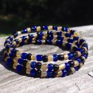 Gold Badge Wrap Bracelet