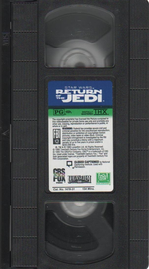 Return of the Jedi (VHS-Star Wars)