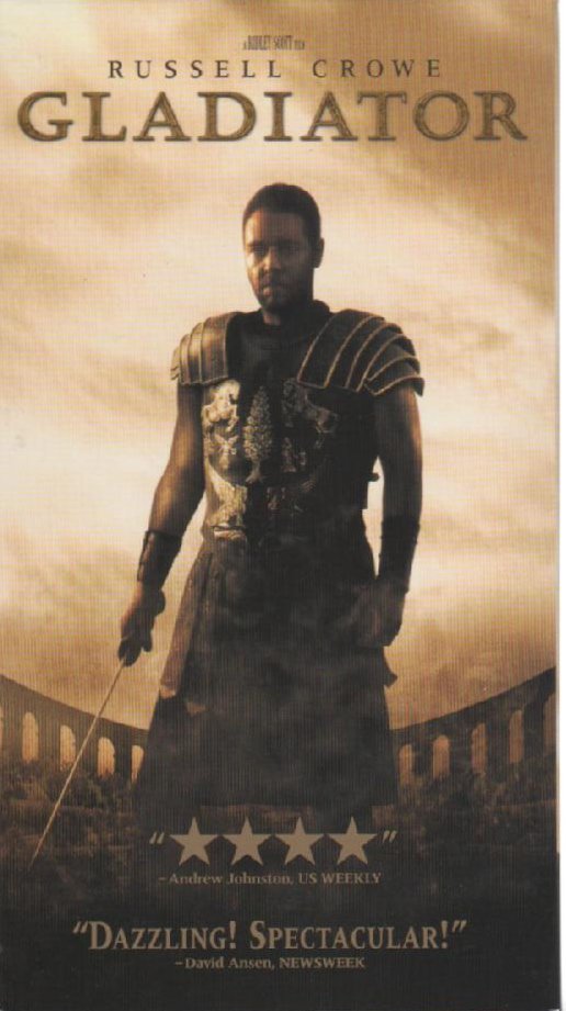 Gladiator (VHS) Russell Crowe, Joaquin Phoenix