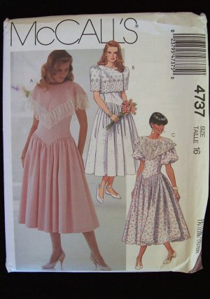 Free Pattern for Dropped-Waist Dress - American Girl 18