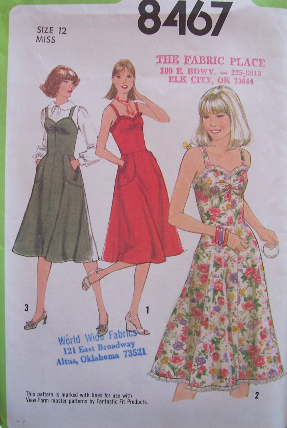 Vintage 70’s Simplicity 8467 Sweetheart Neck Sundress Pattern Uncut ...