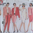 Vogue 2638 Very Easy Square Neck Top Dress Jacket Skirt and Pants Pattern Uncut Size 20-24