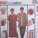 McCall’s 9222 Jacket Dress Top Pants and Shorts Pattern Plus Size Uncut Summer Wardrobe