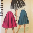 Vintage 50's Butterick 8793 Box Pleat Trapeze Skirt Pattern Size 26 Waist Uncut