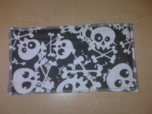 Punk Skull Burp Cloth