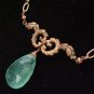 18k Rose Gold Vermeil French Acanthus & Fluorite Necklace