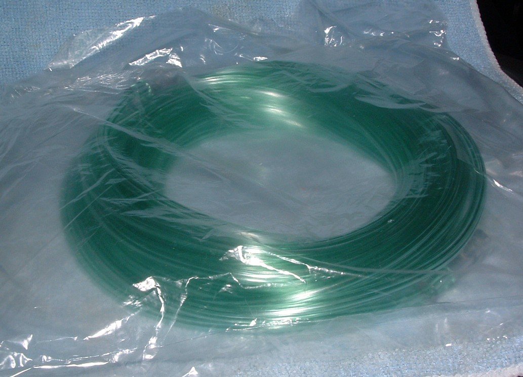 Oxygen Tubing 25 foot for Oxygen Therapy / Green