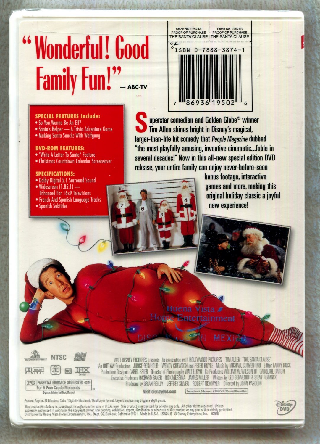 dvd santa claus