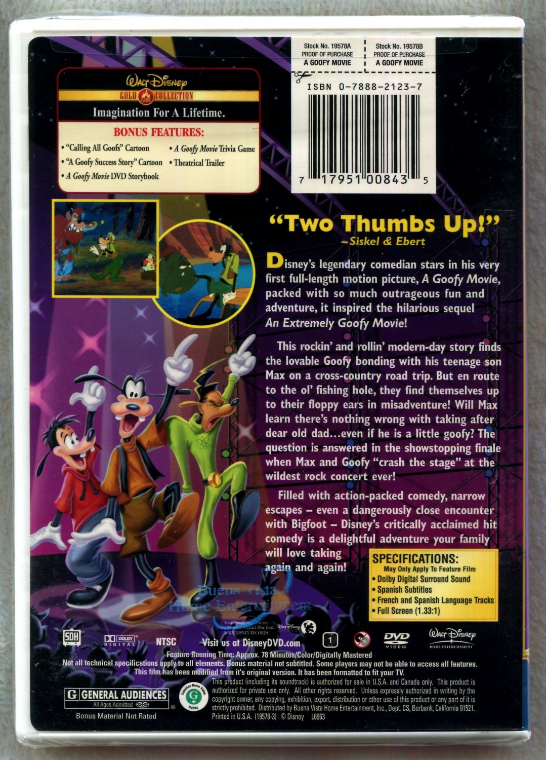 DVD Disney A Goofy Movie