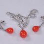 Pendant Set with Cute American Diamond & Earrings