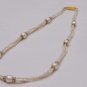 Pearl Chain with Rice Pearls & Oval Shaped Pearls