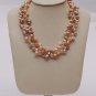 Pearls String with Uneven Shaped Multicolored Pearls