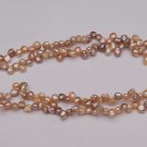 Multicolored Pearl Set with Uneven Shaped Pearls