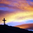 cross on sunset