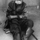 portrait of old beggar