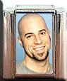 CHRIS DAUGHTRY ITALIAN PHOTO CHARM