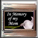 IN MEMORY OF MOM CALLA LILY ITALIAN CHARM CHARMS