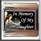IN MEMORY OF DAUGHTER ITALIAN CHARM CHARMS