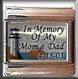 IN MEMORY OF MOM DAD LIGHTHOUSE ITALIAN CHARM