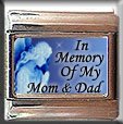 IN MEMORY OF MOM DAD GUARDIAN ANGEL ITALIAN CHARM
