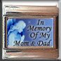 IN MEMORY OF MOM DAD GUARDIAN ANGEL ITALIAN CHARM